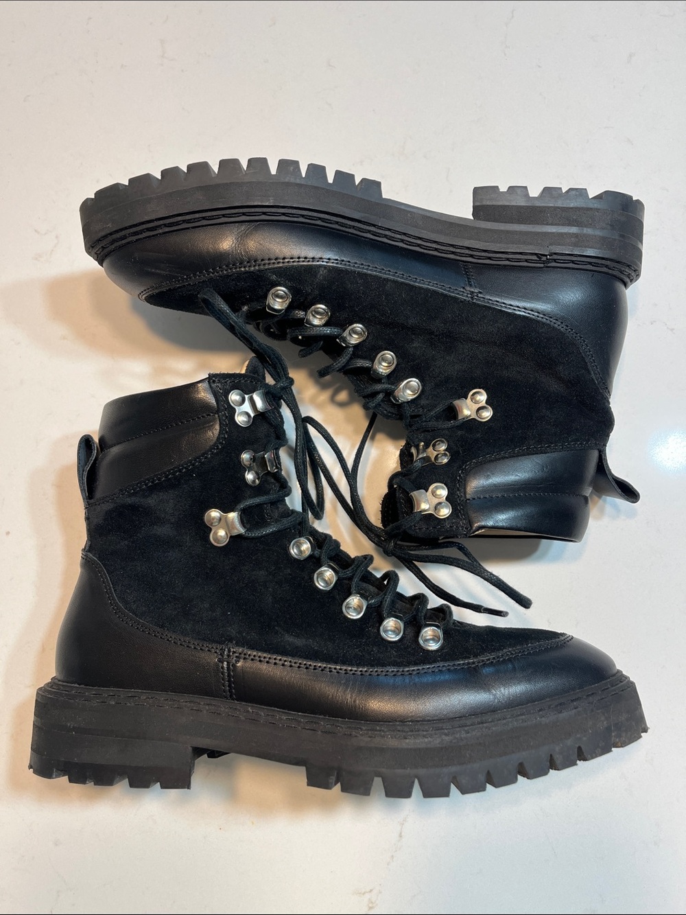 Royal Republiq Black Lace Up Boots